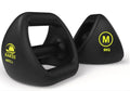 Kakss 4Bell 8Kg MultiFunctional Gym Weight, 4In1 Dumbbell Kettlebell PushUp Bar And Med Ball, Compact Rubberized Hand Weight