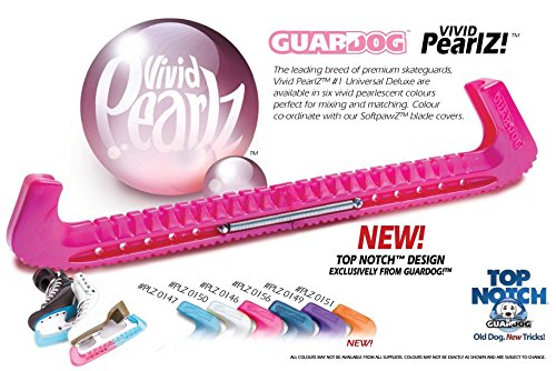 Guardog Hard Universal Figure Ice Skate Guards - Pearlz - White