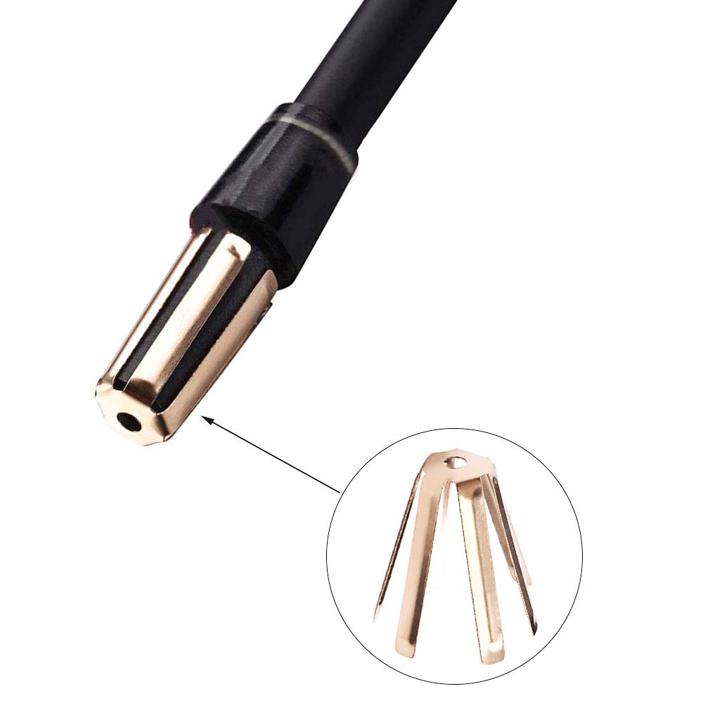 Videopup Golf Shims Brass Golf Shaft Adapter Shims For Steel Shaft .355 To.370 Golf Accessories 10Pcs Octopus