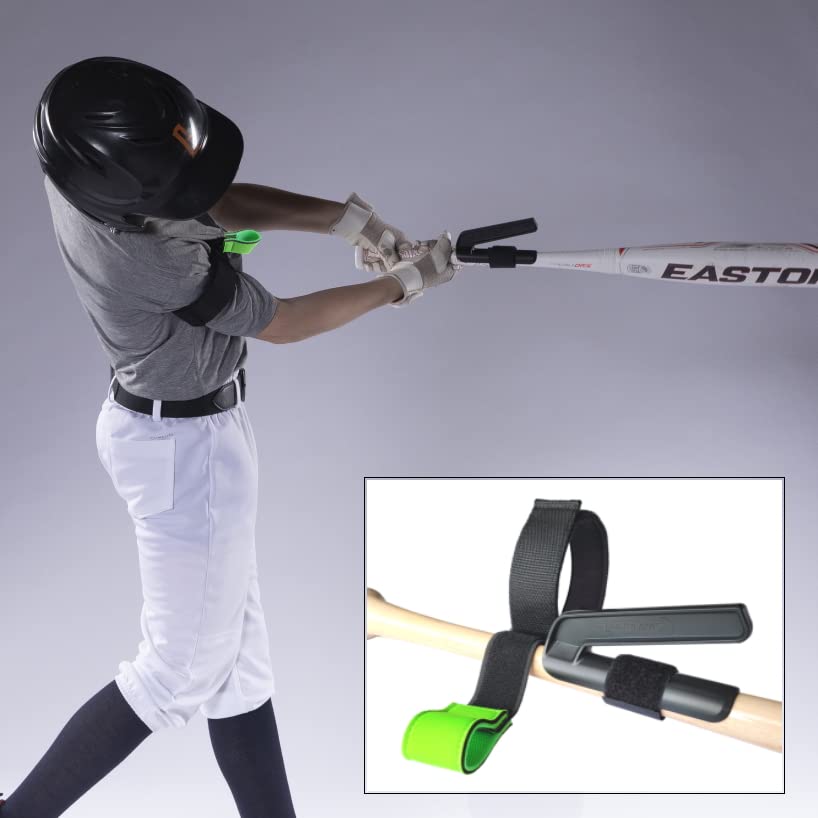 Swingrail Baseball/Softball Swing Trainer Aid (2-Pack) Equipment For Batting And Hitting