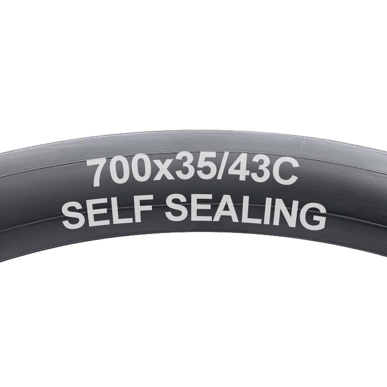 2 Pcs 700C Self Sealing Bike Tubes 700X35/43C Av48 Schrader Valve Automatic Repair