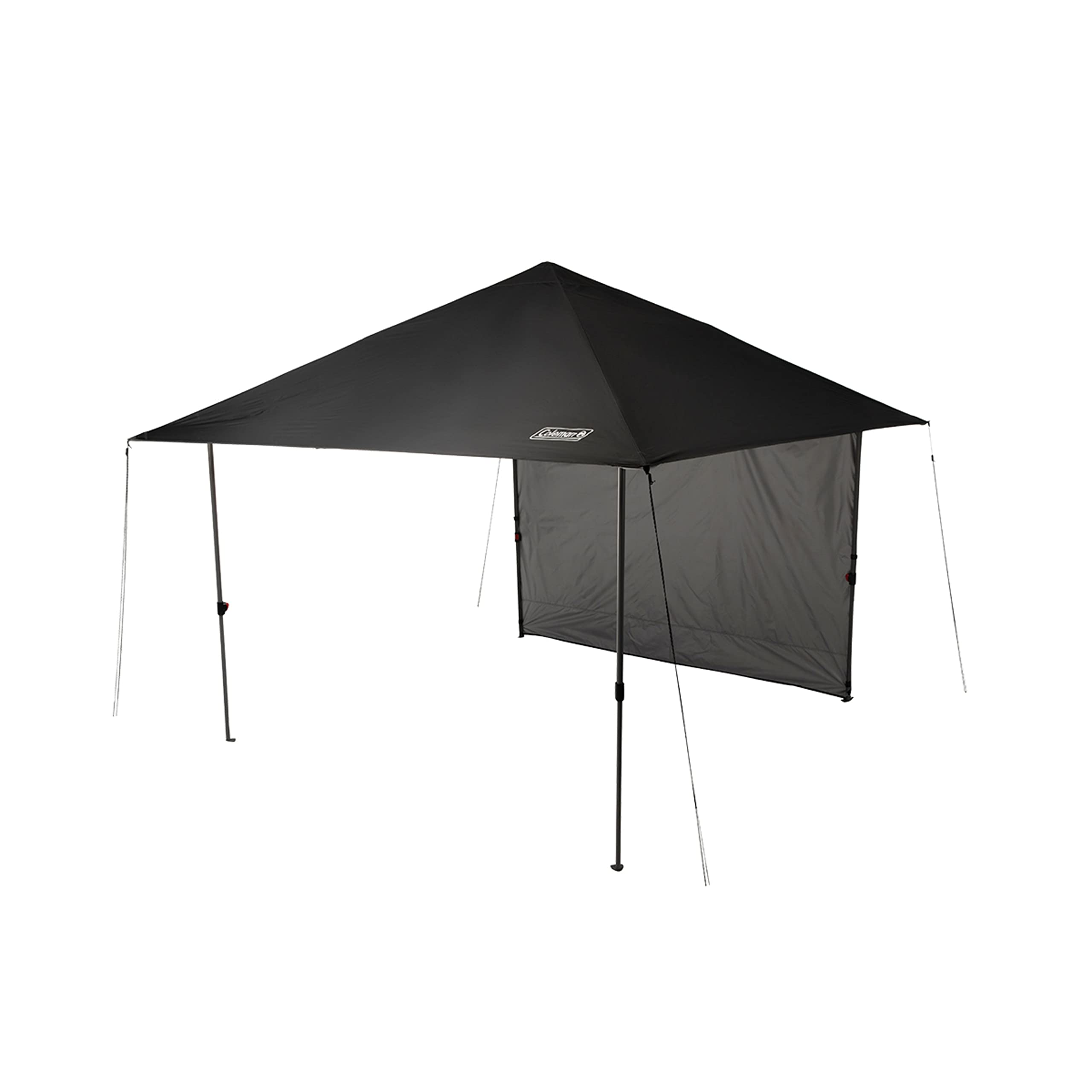 Coleman Oasis Lite Pop-Up Canopy Tent with Side Wall Attachment, Portable Shelter with Easy Setup & Takedown, Wheeled Carry Bag 