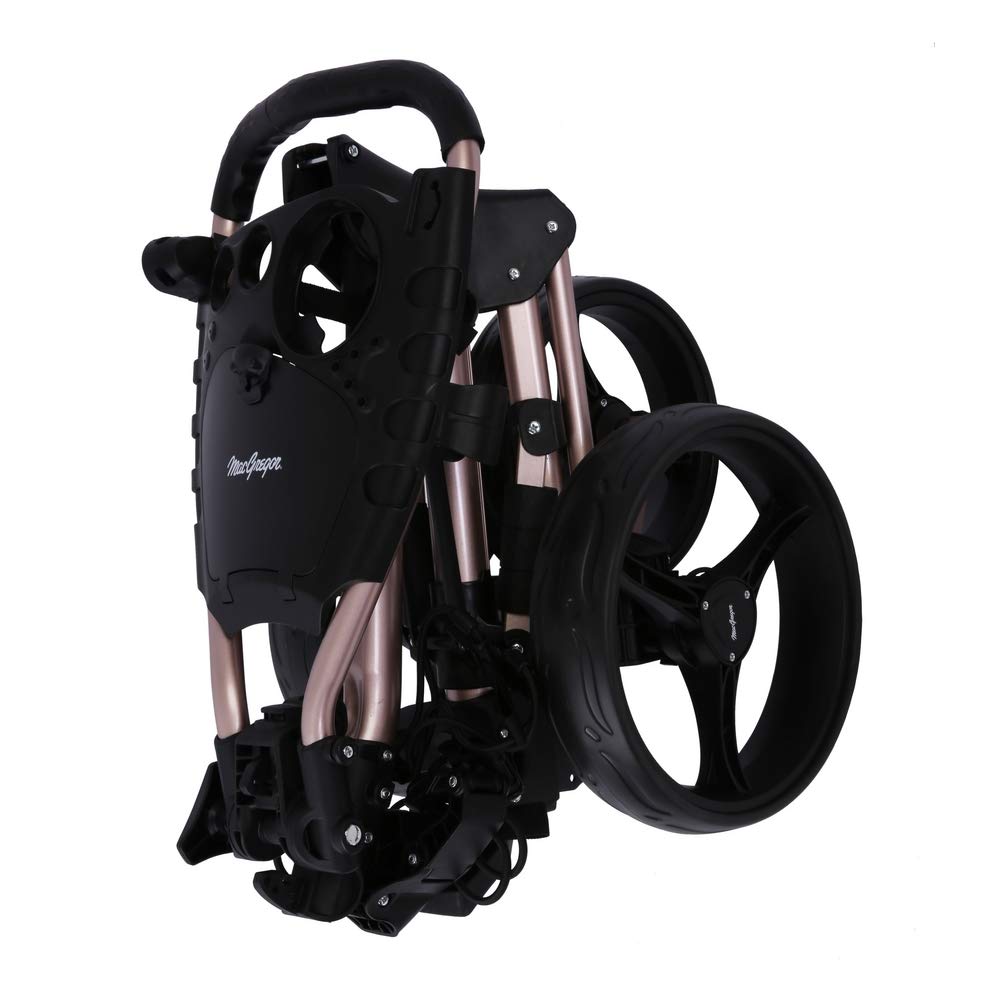 Macgregor Titanium Mactec 3 Wheel Folding Golf Cart With Umbrella Holder