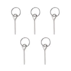 Brilliance4U Tent Pin & Ring Replacement, Tent Pole Connectors, Aluminum Tent Pole Rings With 1 Pin, Tent Building Tool, Tent Po