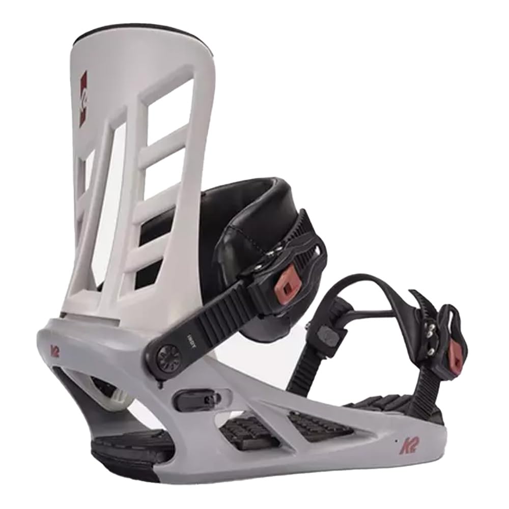 K2 Indy Mens Snowboard Bindings, Grey, Xl