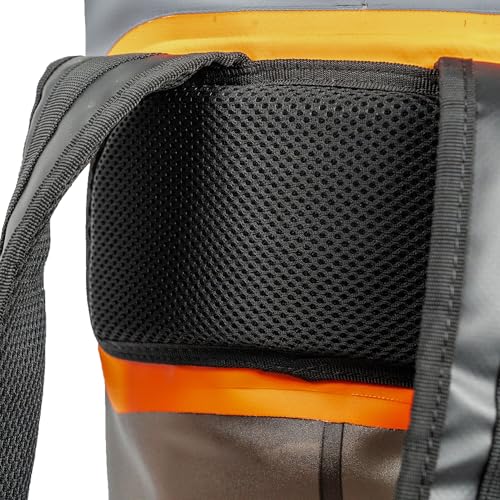 Pelican 30L Waterproof Dry Bag - Reflective - Exodry - Cool Grey - Integrated loops and reflective ribboning - Waterproof