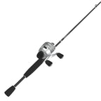 Zebco 33 Platinum Spincast Reel And Fishing Rod Combo, 6-Foot 2-Piece Im6 Graphite Rod With Comfortable Eva Handle, Instant Anti