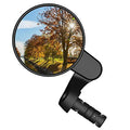 Meachow 2022 New Bar End Bike Mirror, 80Mm Crystal Uhd Automotive Grade Glass Lens E-Bike Mirrors, Scratch Resistant, Safe Rearv