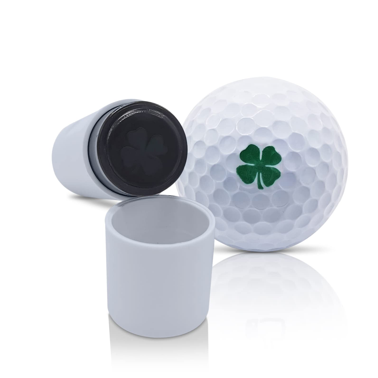 Swvl Sports 4 Leaf Lucky Clover Emoji Golf Ball Stamp