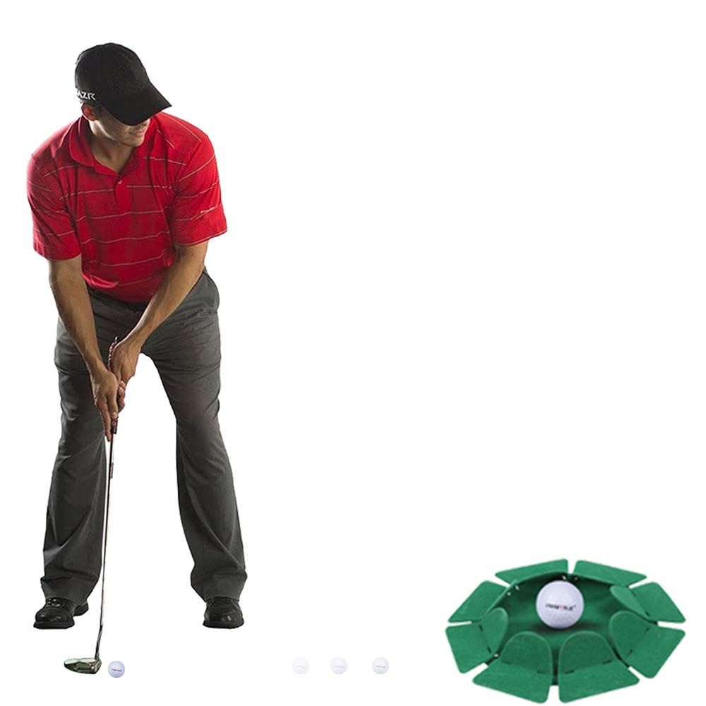How True 2 Pcs All-Direction Golf Putting Cup Golf Practice Hole Cup Surface Flocking For Office Indoor Outdoor Golf Practicing