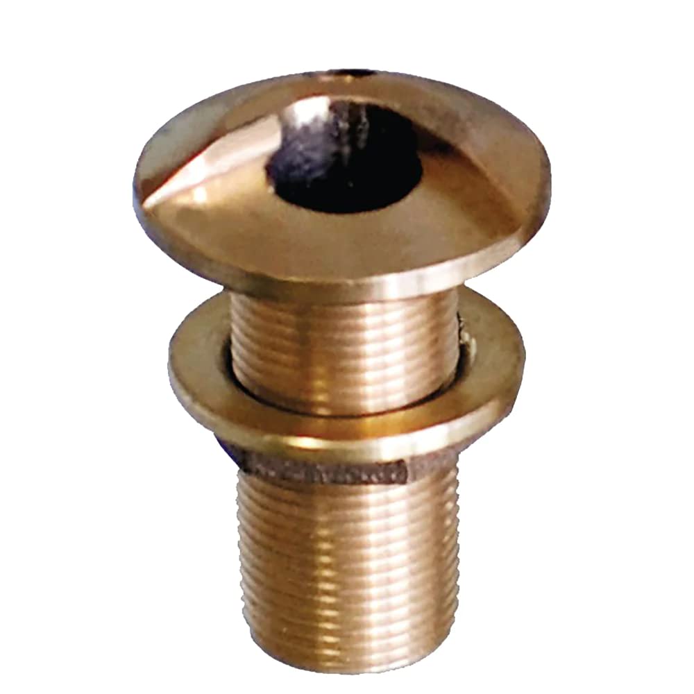 Groco 1-1/2'' Bronze High Speed Thru-Hull Fitting W/Nut