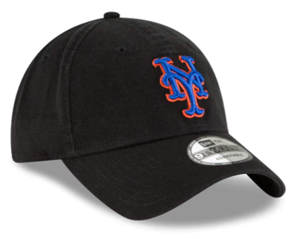 New Era New York Mets Core Classic Black 9Twenty Adjustable Hat : Osfm