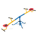 GLACER Teeter Totter Seesaw for Kids, 360 Degree Rotation Seesaw for Kids Age 3-8, 2-Person Outdoor Playground Equipment with He