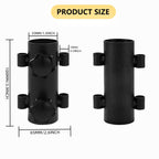 Yupindizu 4Pcs Durable Camping Tent Rod Holders,Reinforced Windproof Awning Rod Holder,Portable Tent Fixed Tube Pole Stand For C