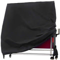 J&C Table Tennis Cover Upright 420D Ping Pong Table Cover, Black Full Uv Protected Table Tennis Cover Outdoor Waterproof Heavy D