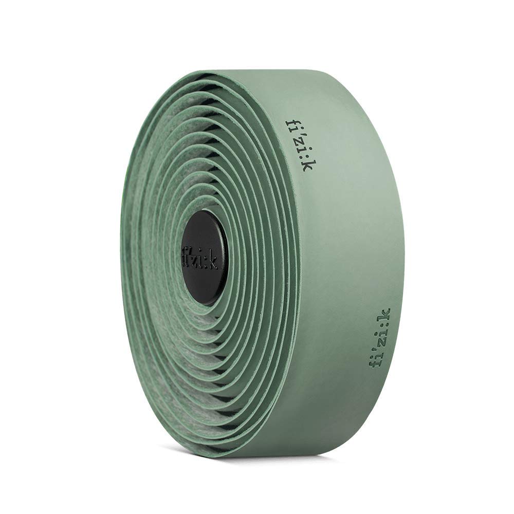 Fizik Terra Bondcush Tacky,Gravel and Road Cycling bar Tape, Green, 3mm