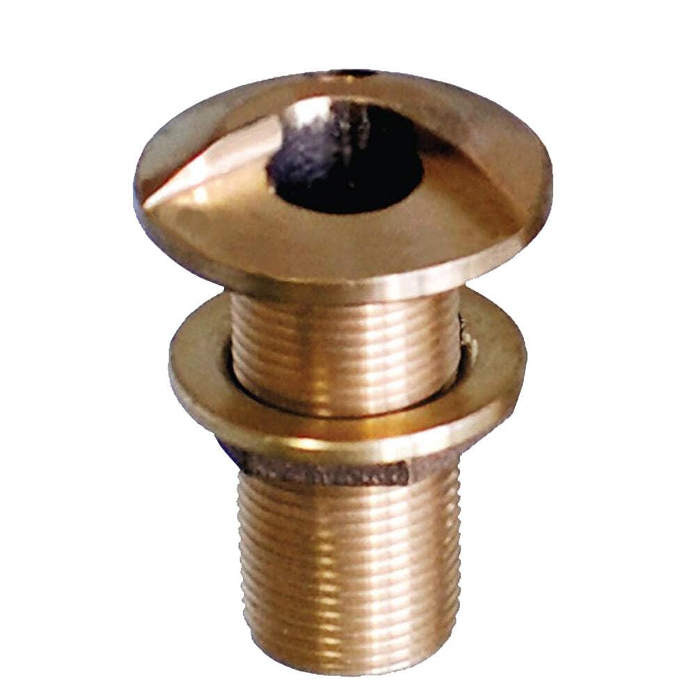 Groco 1-1/2'' Bronze High Speed Thru-Hull Fitting W/Nut