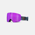 Giro Contour RS Ski Goggles - Snowboard Goggles for Men & Women - Ano Harbor Blue Cloud Dust Strap with Vivid Pink/Vivid Infrare