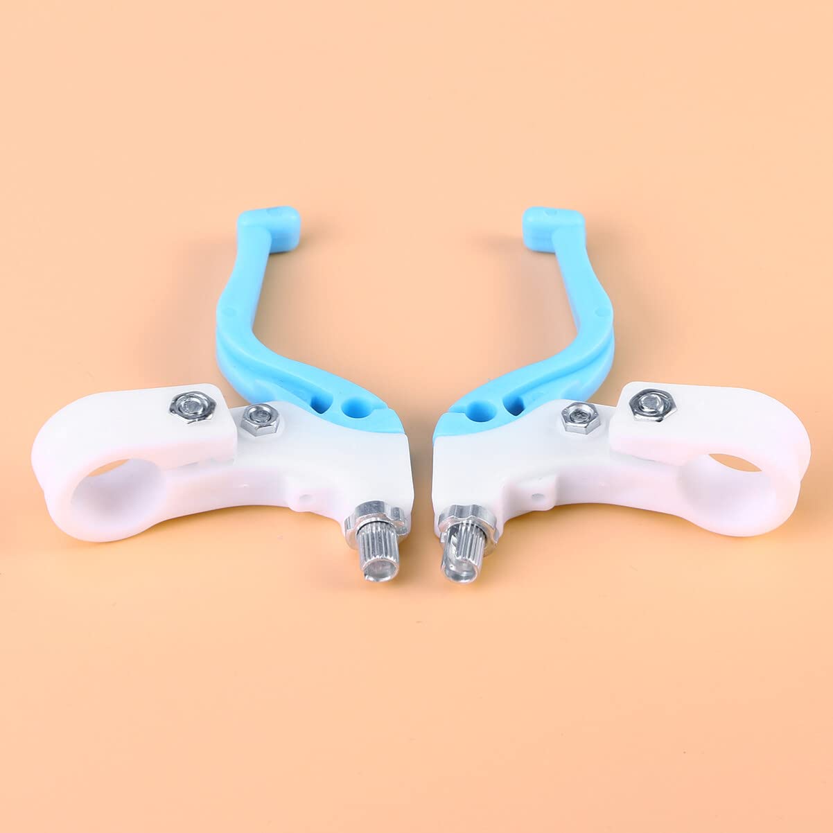 Homoyoyo Pair E-Bike Brakes Scooter Accessories For Kids - Black Decor Brake Lever Handle Kit