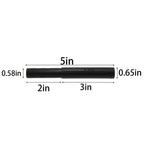 Meetoot 2Pcs Golf Shaft Extension Black Golf Club Spare Parts Repair Equipment For Iron Wood Putter
