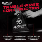 Beast Gear Speed Jump Rope - Workout Jump Ropes For Fitness, Cardio Exercise, Hiit, Mma, Muay Thai, And Boxing - Lightweight, Ad