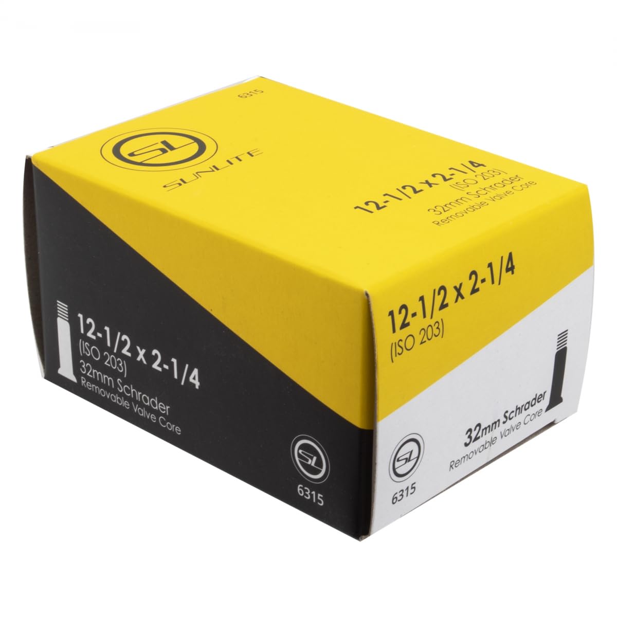 Sunlite Bicycle Tube 12 1/2 x 2 1/4 SCHRADER Valve