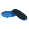 SNAPPSY 2Pcs Exercise Core Sliders Travel Abdominal Training Foot Balance Slide Pads Blue