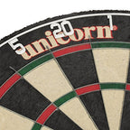 Unicorn Eclipse Hd2 High Definition Professional Bristle Dartboard With Increased Playing Area And Super Thin Bullseye