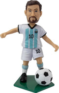Maccabi Official Lionel Messi Argentina National Team Soccer Action Figure, 4.5    H x 3.5    W x 1.5    D