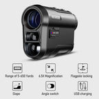 Revasri Golf Rangefinder With Slope, Pin Lock Vibration And Slope Switch, 650 Yards Vertical Horizontal Distance And Scan, Laser