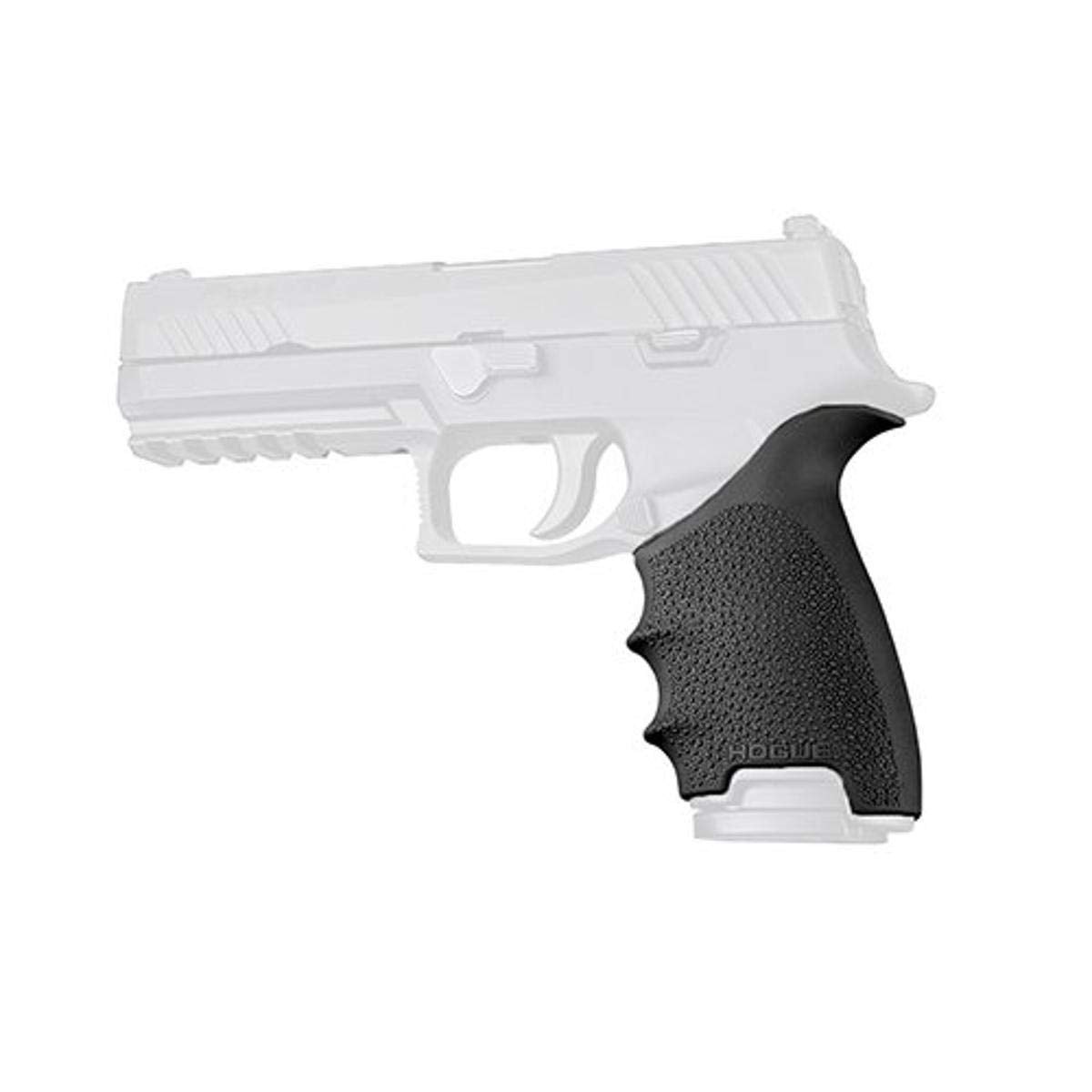 Hogue Handall Beavertail Rubber Grip Sleeve For Sig Sauer P320 Full Size 9/40, Black - 17600