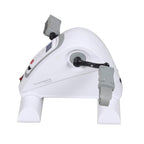 Confidence Fitness Motorized Electric Mini Exercise Bike V2 / Under Desk Pedal Exerciser - White/Grey