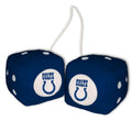 Fremont Die NFL Indianapolis Colts 3 Fuzzy Dice, 3, Team Colors