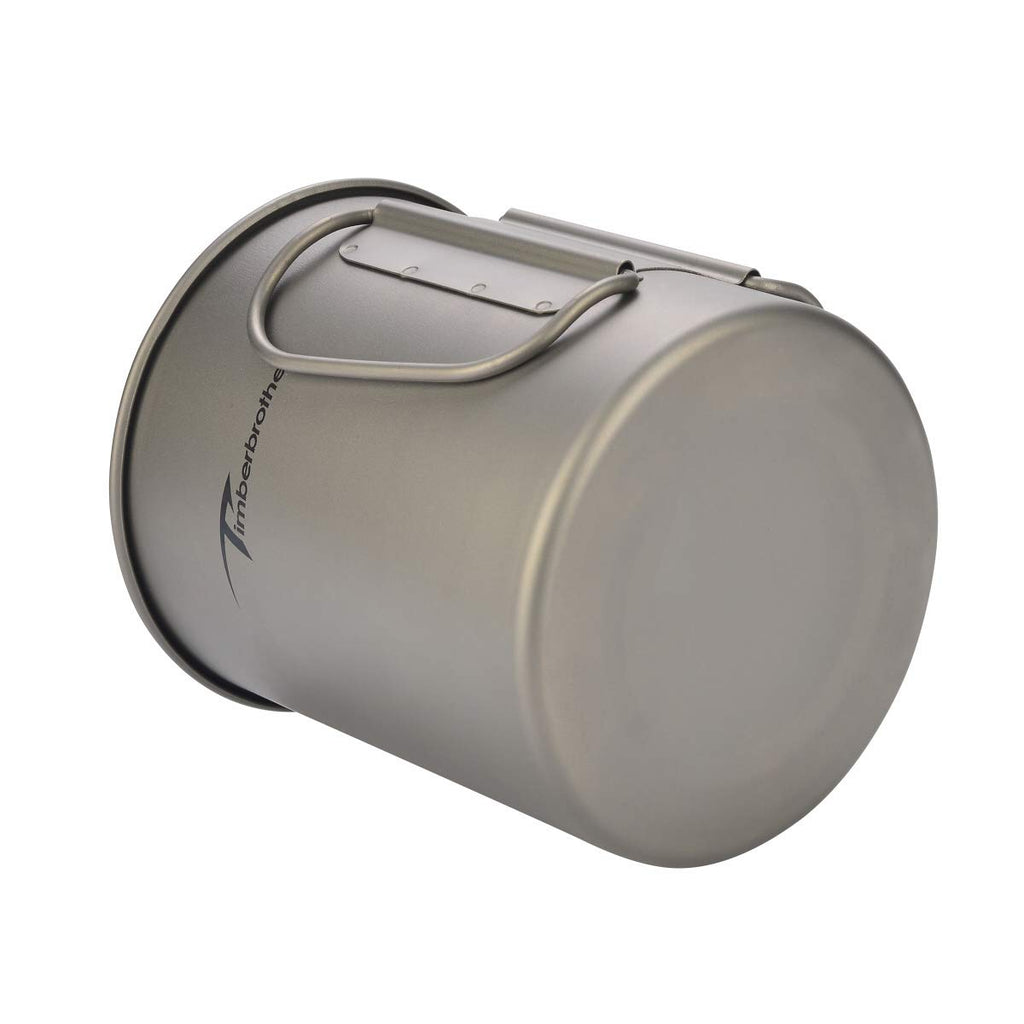 Timberbrother 750Ml Titanium Outdoor Camping Mug With Lid (Without Handle)