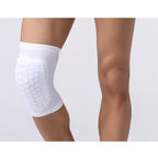 Pisiqi Compression Collision Avoidance Knee Sleeve, 2 Sleeves, White, S