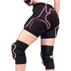 Belugadesign 3D Protection Padded Shorts Knee Set | Hip Butt Tailbone Impact Shorts For Ski Skateboard Snowboard Volleyball Ice 
