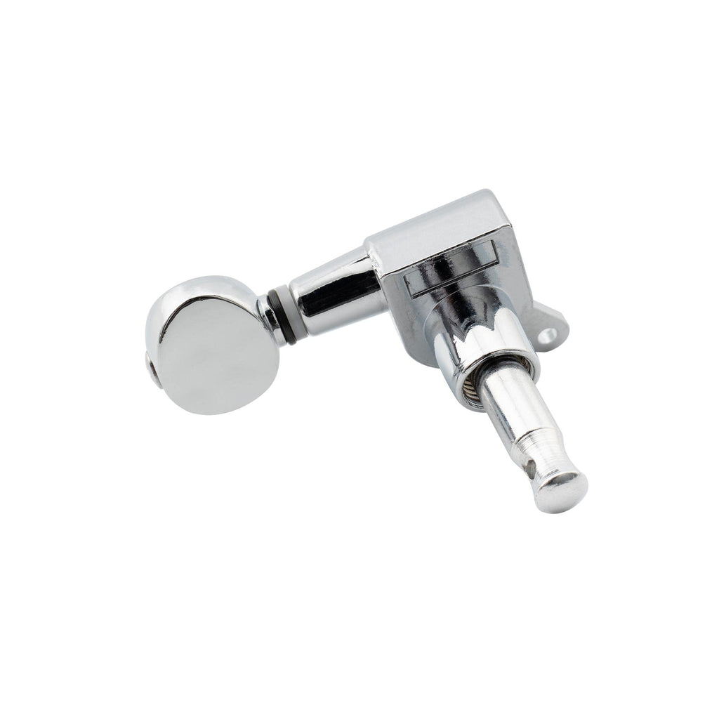 Musiclily 6 Inline Sealed Guitar Tuners Tuning Pegs Machine Heads Set,Kidney Button Chrome