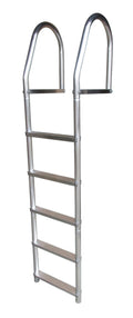 Dock Edge + ECO Weld Free Fixed Dock Ladder, 5 Steps, Aluminum-Like New Condition