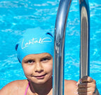 Swim Caps For Long Hair Kids - Swimming Cap For Girls Boys Kids Teens With Long Curly Hair Braids Dreadlocks - Silicone Hypoalle