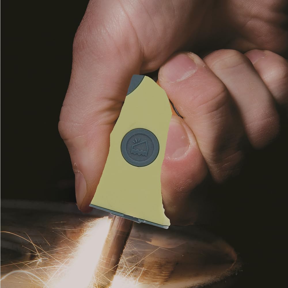 Ust Sparkie Firestarter With Built-In Carbide Striker And Spring Loaded Flint Based Bar Great For Backpacking, Hunting, Camping,