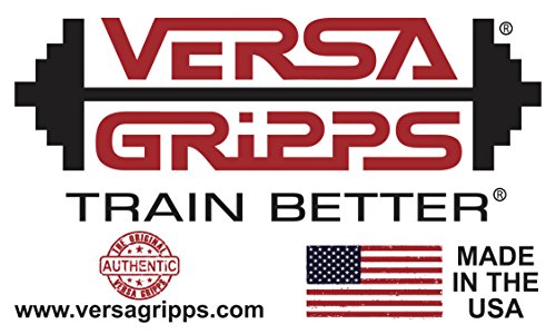 Versa Gripps Pro, Made In The Usa, Wrist Straps For Weightlifting Alternative, The Best Training Accessory, Black, S