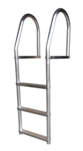 Dock Edge + Eco Weld Free Fixed Dock Ladder, 5 Steps, Aluminum