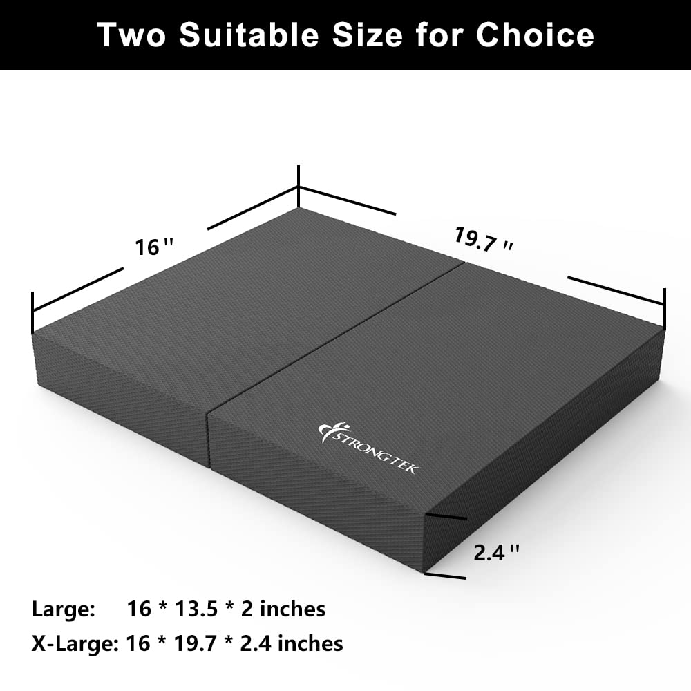 Extra Large Balance Pad, Balancing Foam Pads, 2 In 1 Yoga Foam Cushion Exercise Mat, Knee Pad For Fitness And Stability, Stretch