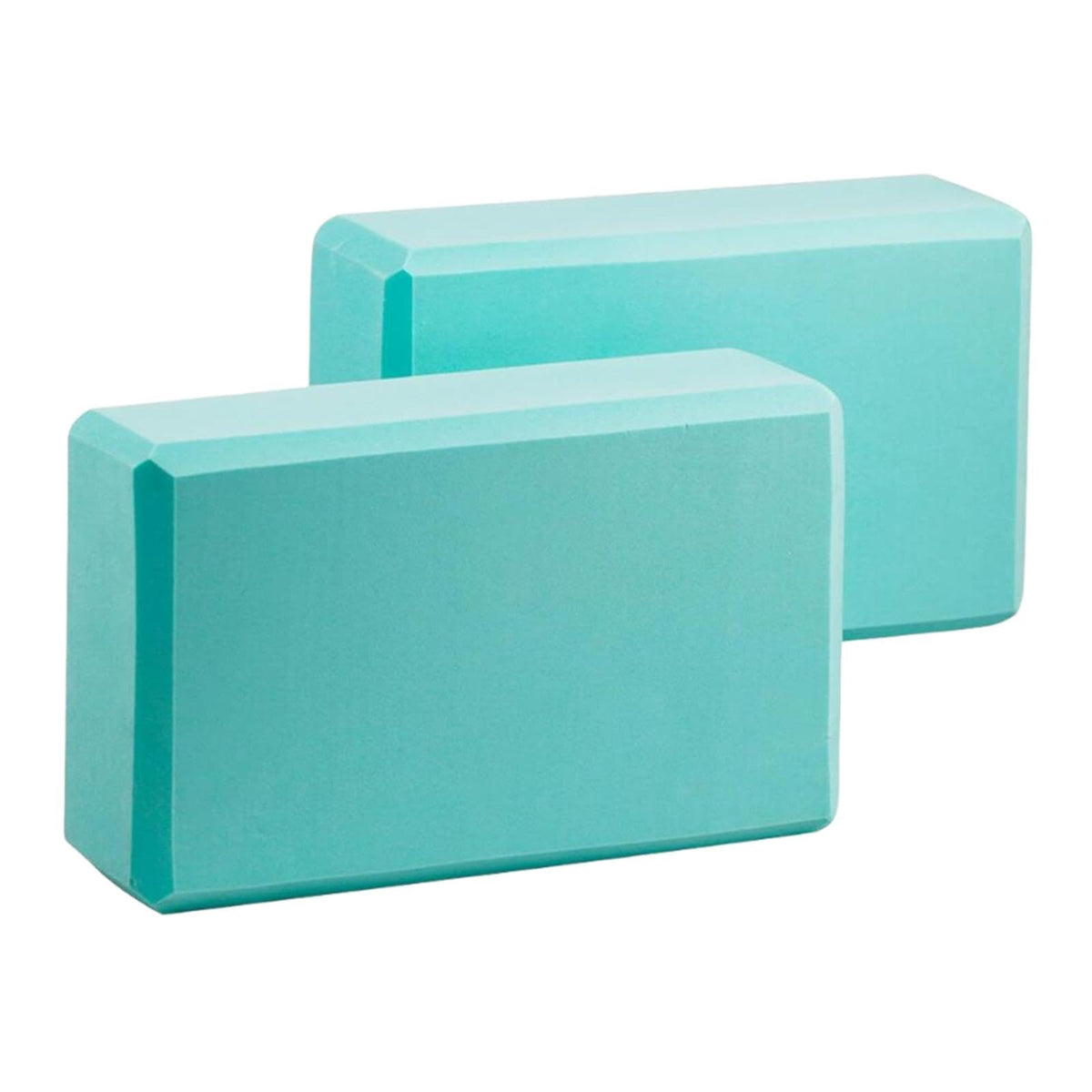Bnf 2X Yoga Blocks Anti Slip Yoga Prop Accessories for Indoor Sports Gym Fitness Light Blue Sporting Goods | Fitness, Running & 