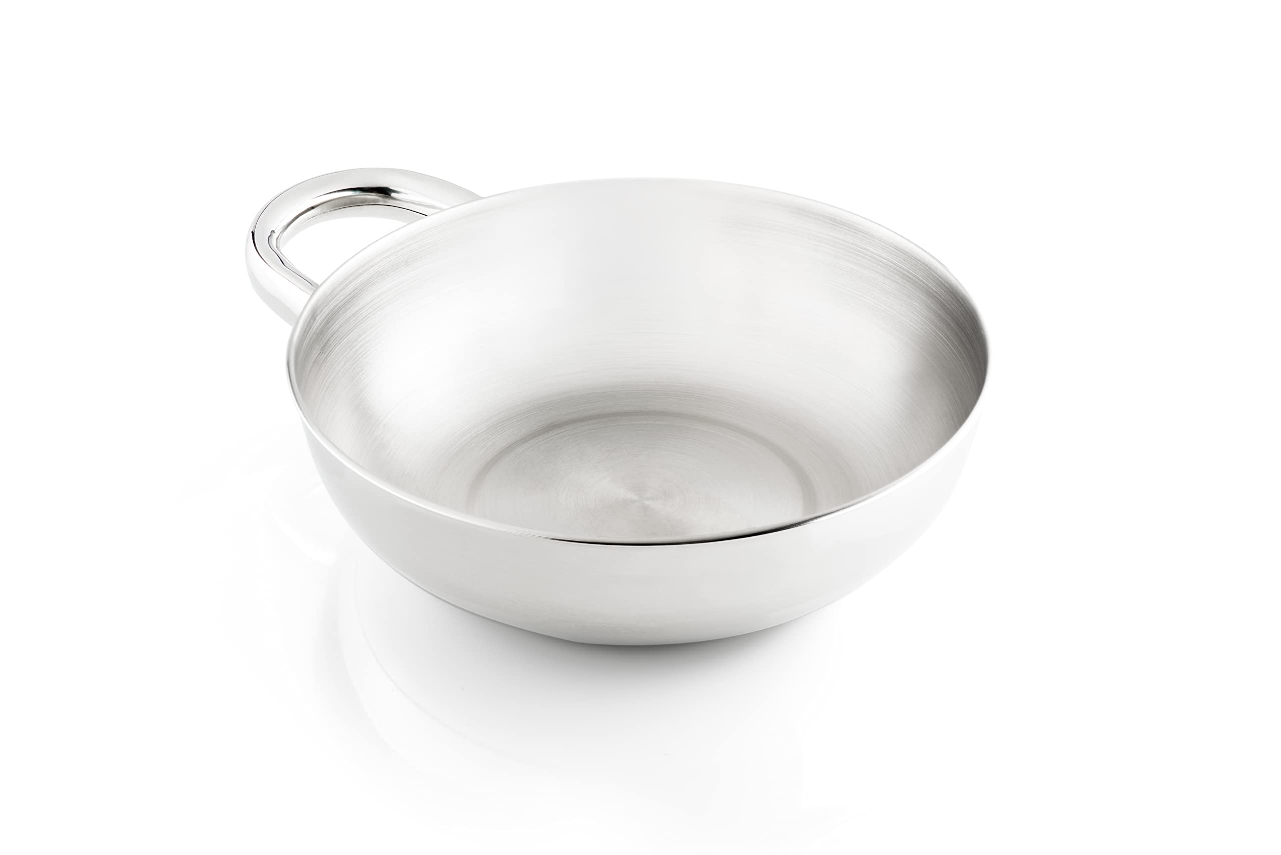GSI Outdoors Glacier Stainless Bowl I 9-inch Stainless Steel Camping & Travel Bowl with Handle