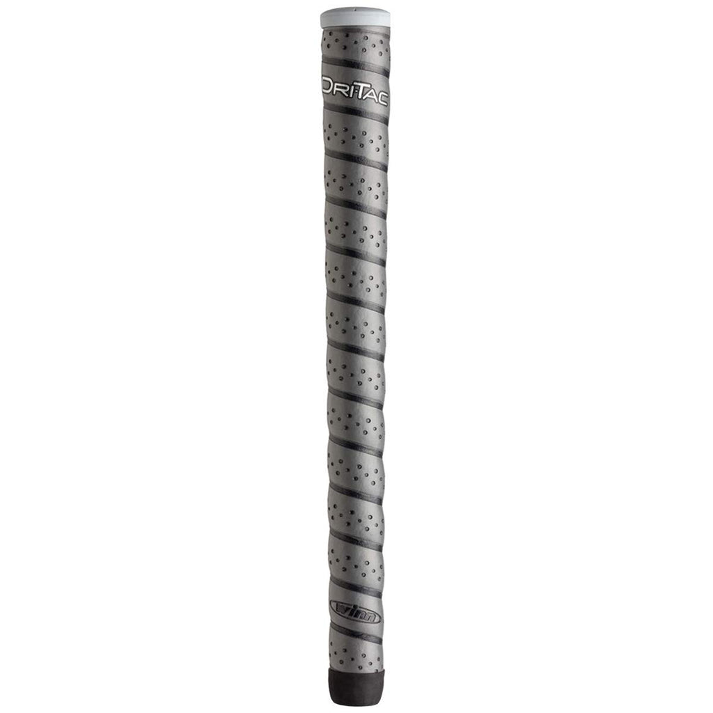 Winn Dri-Tac Wrap Oversize (+1/8'') Dark Gray Golf Grips - 9 Piece Bundle