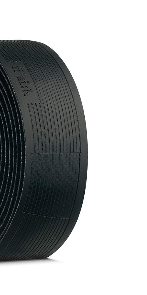 Fizik Terra Microtex Bondcush Gel Backer Tacky - 3Mm Bike Handlebar Tape, Black