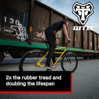 Wtb Thickslick Comp Dna Slick Urban Bike Tire, Double Rubber For Longevity, Commuter Tire With Slick Tread Design, Superior Trac