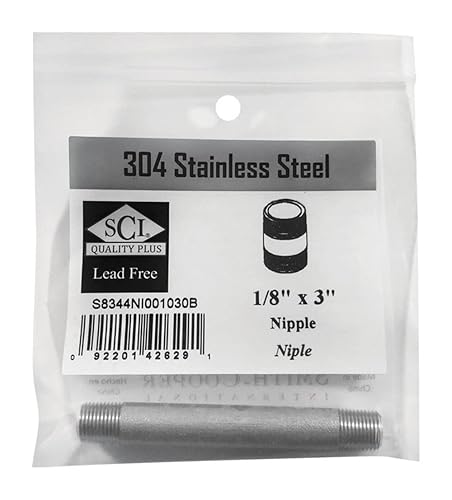 Nipple Ss 1/8''X3'' (Pack Of 1)