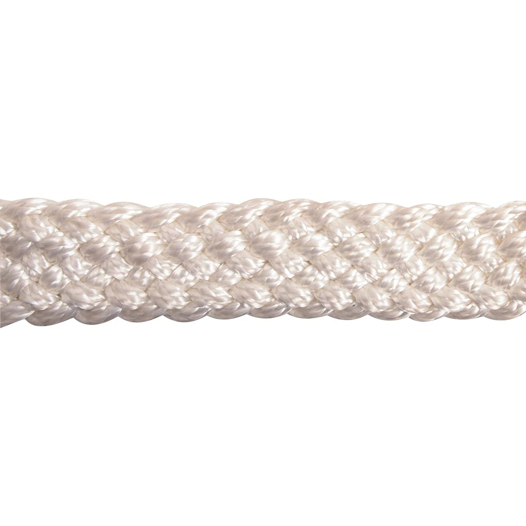 Cashel Flat Braid Halter And Leadrope, White